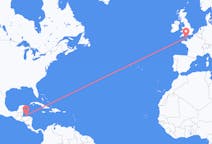 Flyrejser fra Coxen Hole, Honduras til Alderney, Guernsey