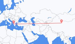 Lennot Dunhuangista, Kiina Prevezaan, Kreikka