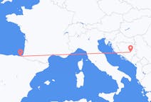 Flights from San Sebastian to Sarajevo