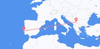 Flyreiser fra Kosovo til Portugal