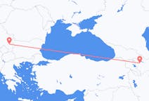 Flyreiser fra Gandsja, til byen Niš