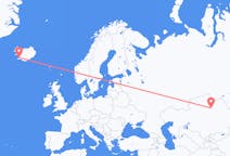 Flyrejser fra Nur-Sultan til Reykjavík