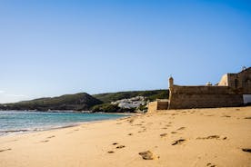 photo of panoramic view of Sesimbra, Setubal Portugal on the Atlantic Coast.