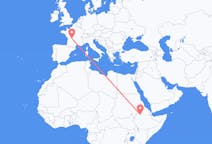 Flüge von Bahir Dar, Äthiopien nach Limoges, Frankreich