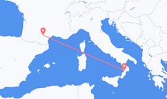 Flyreiser fra Castres, Frankrike til Lamezia Terme, Italia