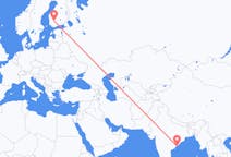 Flyrejser fra Visakhapatnam, Indien til Tampere, Finland