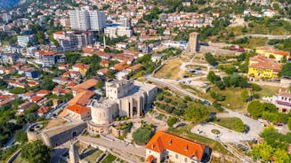 photo of a beautiful panorama view of Bečići is a town in the municipality of Budva, Montenegro.