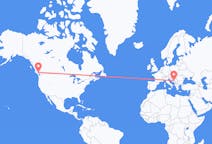 Flights from Powell River, British Columbia to Sarajevo