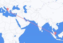 Flug frá Tanjung Pinang, Indónesíu til Korfú, Grikklandi