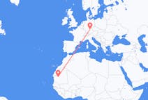 Lennot Atarista, Mauritania Nürnbergiin, Saksa