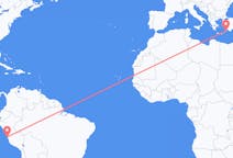 Flyreiser fra Lima, til Rhodes