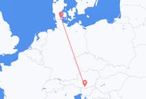 出发地 丹麦森纳堡目的地 奥地利克拉根福的航班