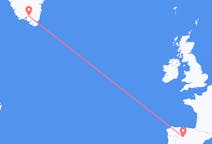 그린란드 나르사르수아크에서 출발해 스페인 바야돌리드로(으)로 가는 항공편