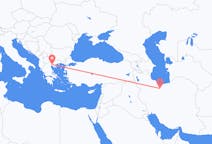 Flyreiser fra Teheran, til Thessaloniki