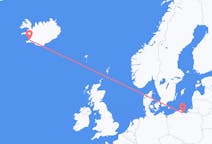 Flyg från Reykjavík till Gdańsk
