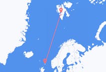 Flyrejser fra Svalbard til Lerwick