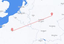 Flyg från Paris, Frankrike till Erfurt, Tyskland