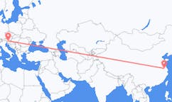 Flyg från Yangzhou, Kina till Klagenfurt, Österrike