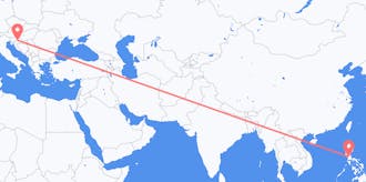 Flights from the Philippines to Croatia