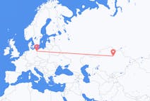 Flyg från Nur-Sultan till Szczecin