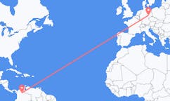 Flyreiser fra Barrancabermeja, Colombia til Leipzig, Tyskland