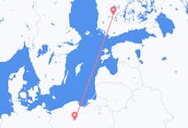 Loty z Tampere, Finlandia do Bydgoszczy, Polska