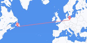 Flyreiser fra St. Pierre & Miquelon til Tyskland