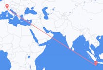 Flyrejser fra Shire of Christmas Island til Milano