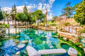 photo of a beautiful view at Clandras Bridge and fountain in Uşak, Turkey.