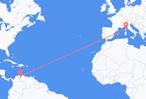 Flyrejser fra Maracaibo, Venezuela til Bastia, Frankrig