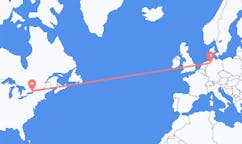 Flyrejser fra Kingston, Canada til Bremen, Tyskland
