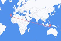 Vluchten van Dili naar La Palma (ort i Mexiko, Guanajuato, Salamanca)