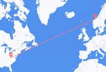 Flights from Hamilton to Kristiansund