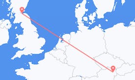 Flyreiser fra Skottland til Østerrike