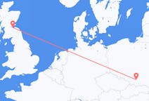 Flyreiser fra Krakow, til Edinburgh