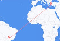 Flyreiser fra Araçatuba, Brasil til Leros, Hellas