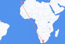 出发地 南非普利登堡灣目的地 西班牙兰萨罗特岛的航班