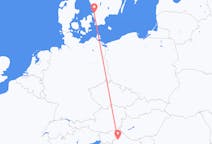 Flights from Angelholm to Zagreb
