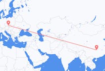 Flyrejser fra Zhangjiajie, Kina til Brno, Tjekkiet