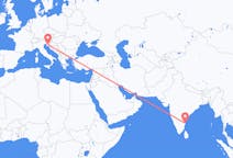 Flyrejser fra Chennai til Rijeka