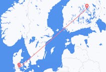 Flights from Sønderborg to Kuopio