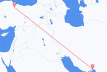 Рейсы из Бандар-Аббаса, Иран до Karamustafapasa, Турция