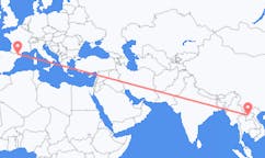 Vols de Louang Prabang pour Andorre-la-Vieille