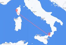 Flug frá Reggio Calabria, Ítalíu til Ajaccio, Frakklandi