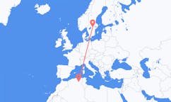 Flüge von Biskra, Algerien nach Örebro, Schweden