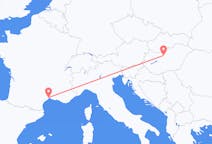 Lennot Montpellieristä Budapestiin