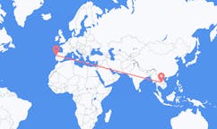 Flyrejser fra Roi Et Province, Thailand til Porto, Portugal