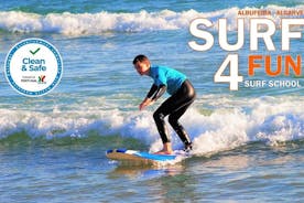 Lección de surf de Albufeira