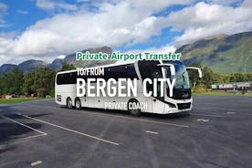 Privat buss flyplasstransport til eller fra Bergen City