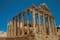 Photo of Merida Diana Temple in Badajoz Extremadura of Spain image shot from the exterior public floor .